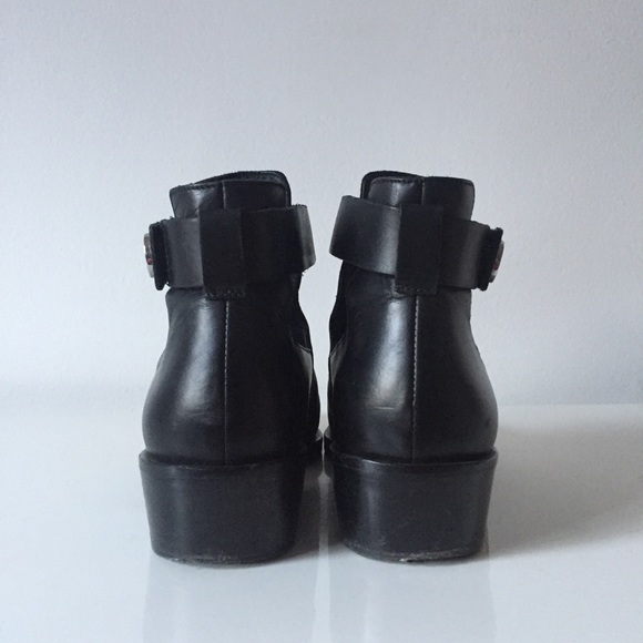 & OTHER STORIES Black Buckle Cutout Booties 38 - Picture 4 of 8